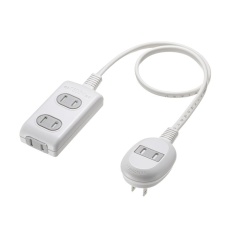 【TAP-B9-05K】プラス1個口便利タップ(2P・3個口＋1個口・0.5m)