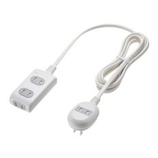 【TAP-B9-2K】プラス1個口便利タップ(2P・3個口＋1個口・2m)