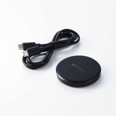 【W-QA28BK】コンパクトQi規格(EPP)対応ワイヤレス充電器(12W・卓上)