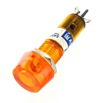 【BN-5701-1-OR】ネオンブラケット 円筒型 AC100V~125V 橙