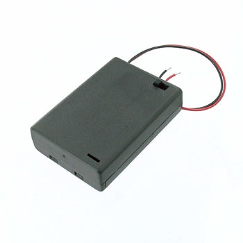 【SBH331AS】電池ケース(単3×3本、スイッチ付き)