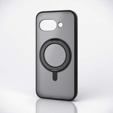 【PM-P251MAGSTBK】Google Pixel 9a ハイブリッドケース MAGKEEP スタンド