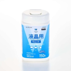 【WC-DP150B】液晶用ウェットクリーニングティッシュ/ボトル/150枚入