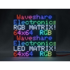 【WAVESHARE-22100】Waveshare RGB LEDマトリックスモジュール(64×64ドット)