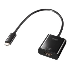 【AD-ALCHDR04TK】USB Type C-HDMI変換アダプタ(4K/60Hz/HDR/簡易パッケージ版)