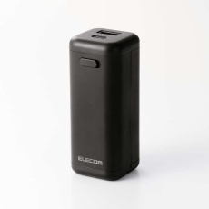 【DE-KD06BK】乾電池式モバイルバッテリー(C×1+A×1/A-Cケーブル付属)