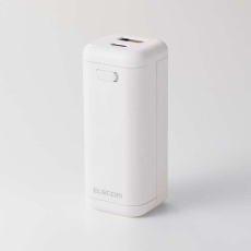 【DE-KD06WH】乾電池式モバイルバッテリー(C×1+A×1/A-Cケーブル付属)