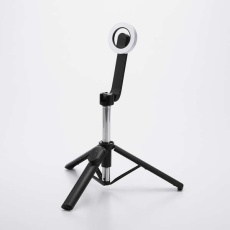 【P-STSRM01085BK】スマートフォン用マグネット三脚(Bluetoothリモコン付き)