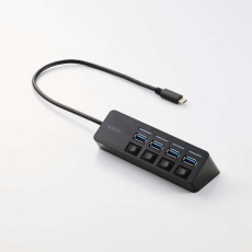 【U3HC-S040BK】USB Type-C(TM) 4ポートUSB2.0ハブ