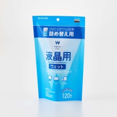 【WC-DP120BSP】液晶用ウェットクリーニングティッシュ/詰め替え用/120枚入