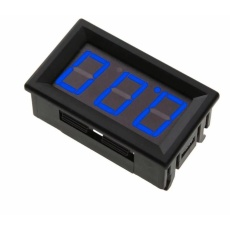 【ACV-500blue】AC 70-500V LEDデジタル電圧計 ブルー