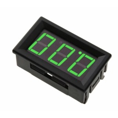【ACV-500green】AC 70-500V LEDデジタル電圧計 グリーン