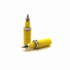 【BP-01Y5】バインディングポスト イエロー(全長44mm)