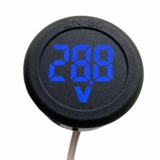 【RDCV-100blue】DC5-100V LEDデジタル電圧計 ブルー