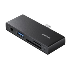 【ADR-5TCSD2BK】USB 5Gbps Type-C カードリーダー(USB1ポート搭載)