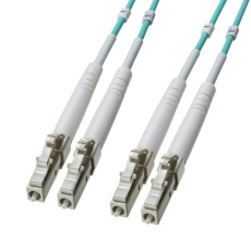 【HKB-CSOM3LCLC-300】コード集合型光ファイバケーブル(マルチ50μmOM3、LC×2-LC×2、300m)