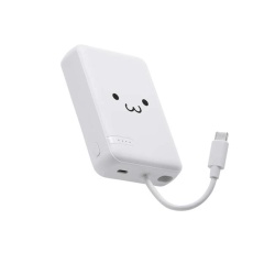 【DE-C63-10000WF】USB Type-C(TM)ケーブル一体モバイルバッテリー(10000mAh/20W)