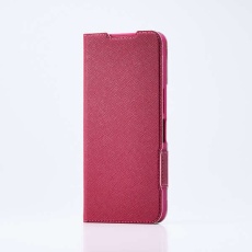 【PM-S251PLFUJPND】AQUOS wish5 ソフトレザーケース 薄型 磁石付 フラワーズ