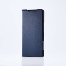 【PM-S252PLFUNV】AQUOS R10 ソフトレザーケース 薄型 磁石付