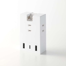 【T-U07-3A2CWH】コンセント直挿しUSBタップ(15W/A×2+C×1)