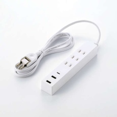 【T-U08-3A2C15WH】USBタップ/USB-C×1/USB-A×2/AC×3/15W/1.5m/ホワイト