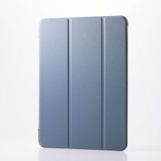 【TB-A25MWVBG】11インチiPad Air(M3/M2) フラップケース 薄型軽量 背面クリア 2アングル
