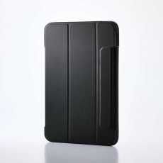 【TB-A25RWVFCBK】iPad(A16) フラップケース 薄型軽量 カラーエッジ 背面クリア