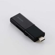 【MF-WSAU3256GBK】スライド式 USB 5Gbps Type-C(TM)/USB-A メモリ