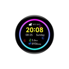 【WAVESHARE-30737】RP2350搭載 1.43インチ丸型AMOLEDタッチスクリーン開発ボード(ケース付き)