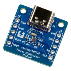 【SSCI-105064】TPS2116搭載 パワーマルチプレクサーモジュール(USB Type-C/電池自動切替)