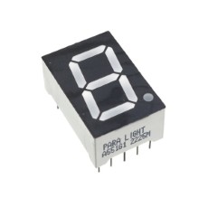 【A551G1-INB/W】7セグメントLED(Yellow-Green/0.56 inch/Anode)