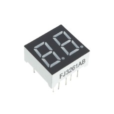 【FJ3261AB】7セグメントLED(2桁)(Blue/0.36 inch/Cathode)