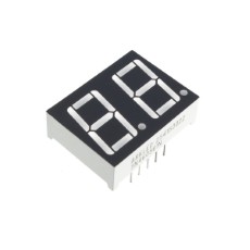 【SN460561N/0.56//2】7セグメントLED(2桁)(Red/0.56 inch/Cathode)