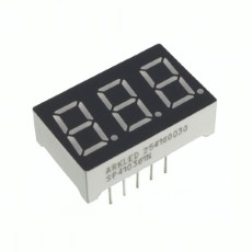 【SP410361N】7セグメントLED(3桁)(Red/0.36 inch/Anode)