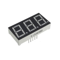 【FJ5361BB】7セグメントLED(3桁)(Blue/0.56 inch/Anode)