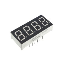【SR410361N】7セグメントLED(4桁)(Red/0.36 inch/Anode)