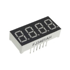 【FJ3461AH】7セグメントLED(4桁)(Red/0.36 inch/Cathode)