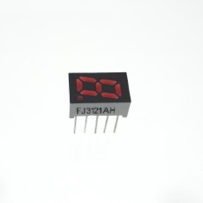 【FJ3121AHred】7セグメントLED(Red/0.31 inch/Cathode)