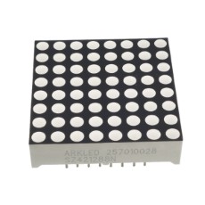 【SZ421288N/64】8x8 ドットマトリクスLED(Red/本体 32x32x8.0mm/Cathode)