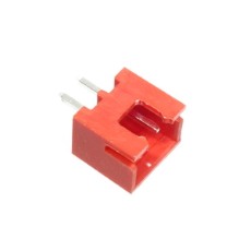 【WAFER-XH254Z-2AH】2.54mmピッチコネクター/ベース型 2極/赤色