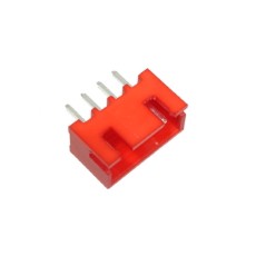 【WAFER-XH254Z-4AH】2.54mmピッチコネクター/ベース型 4極/赤色