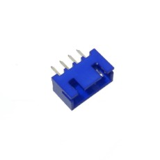 【WAFER-XH254Z-4AL】2.54mmピッチコネクター/ベース型 4極/青色