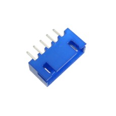 【WAFER-XH254Z-5AL】2.54mmピッチコネクター/ベース型 5極/青色