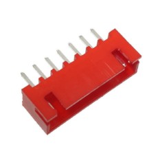 【WAFER-XH254Z-7AH】2.54mmピッチコネクター/ベース型 7極/赤色