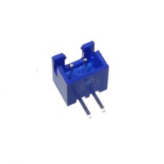 【WAFER-XH254WZ-2AL】2.54mmピッチコネクター/Lベース型 2極/青色