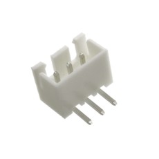 【WAFER-XH254WZ-3A】2.54mmピッチコネクター/Lベース型 3極/白色