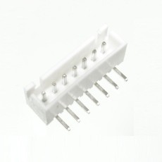 【WAFER-XH254WZ-7A】2.54mmピッチコネクター/Lベース型 7極/白色