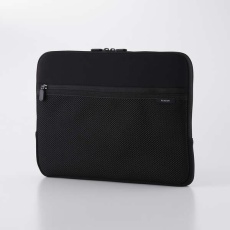 【BM-IBPTNP14BK】PC用インナーバッグ/ネオプレン/14インチ/ファスナーポケット/ブラック