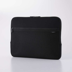 【BM-IBPTNP15BK】PC用インナーバッグ/ネオプレン/15.6インチ/ファスナーポケット/ブラック
