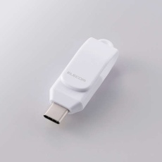 【MF-CEU3128GWH】USBメモリ/USB3.2(Gen1)/Type-C/回転式/128GB/ブラック